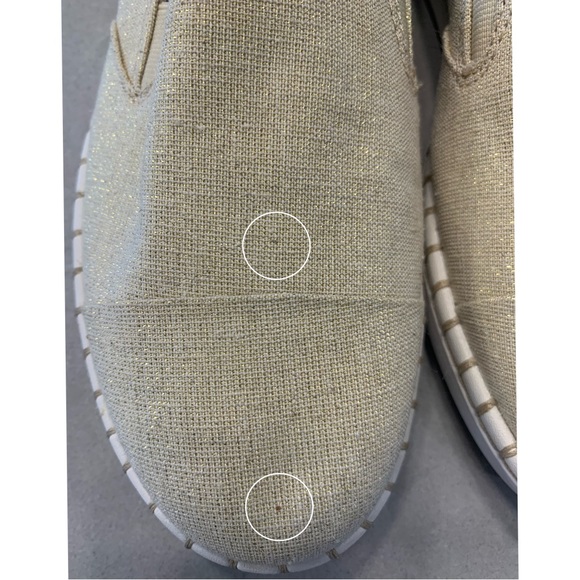 Clarks Cloudsteppers Step Glow Jade in Soft Gold Size 9M - Picture 13 of 15